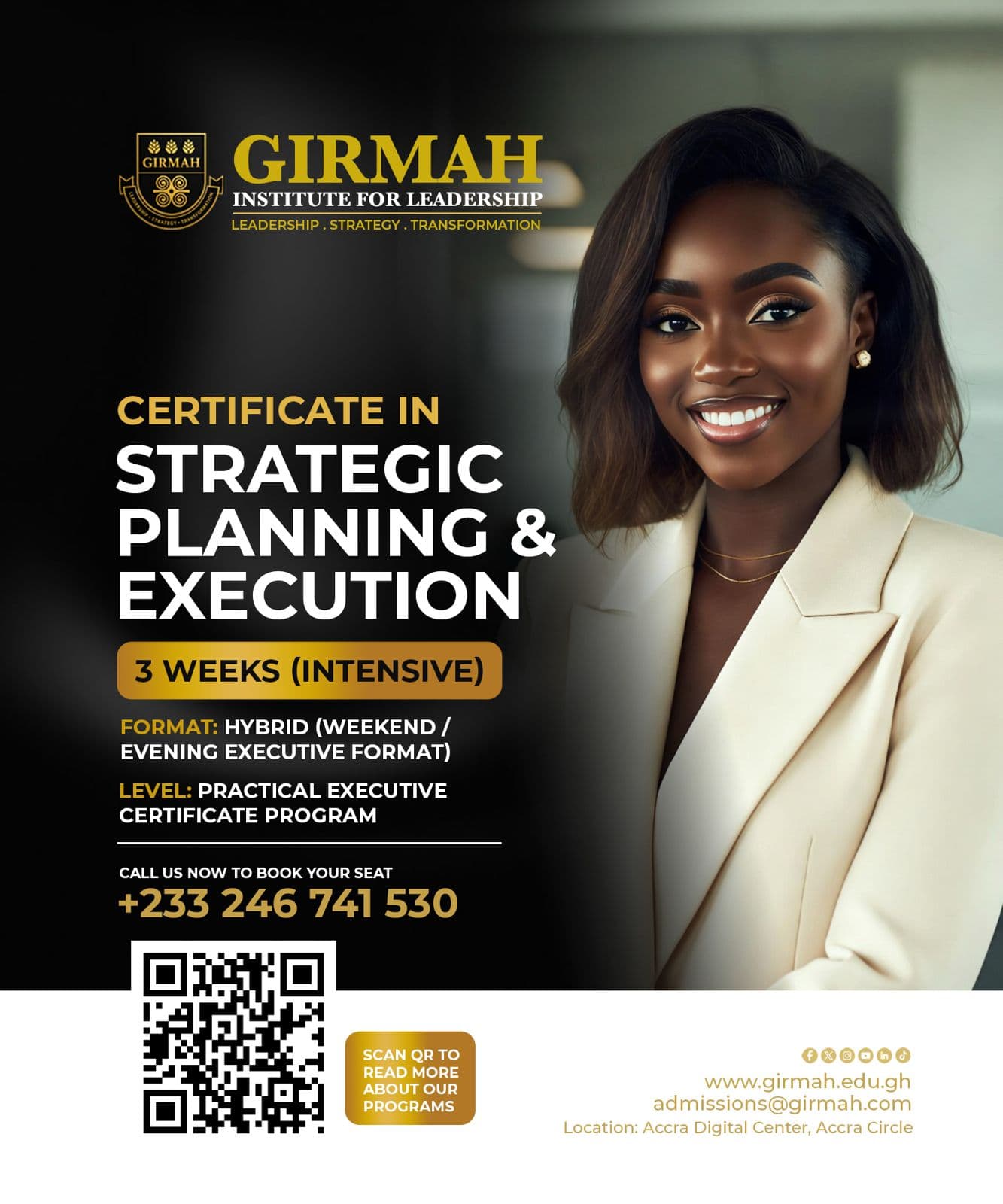 EXECUTIVE CERTIFICATE IN STRATEGIC PLANNING & EXECUTION training session